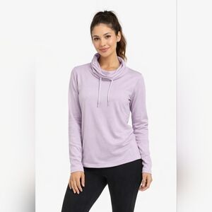 Columbia Women's Size S Light Purple Cowl Neck Sweater